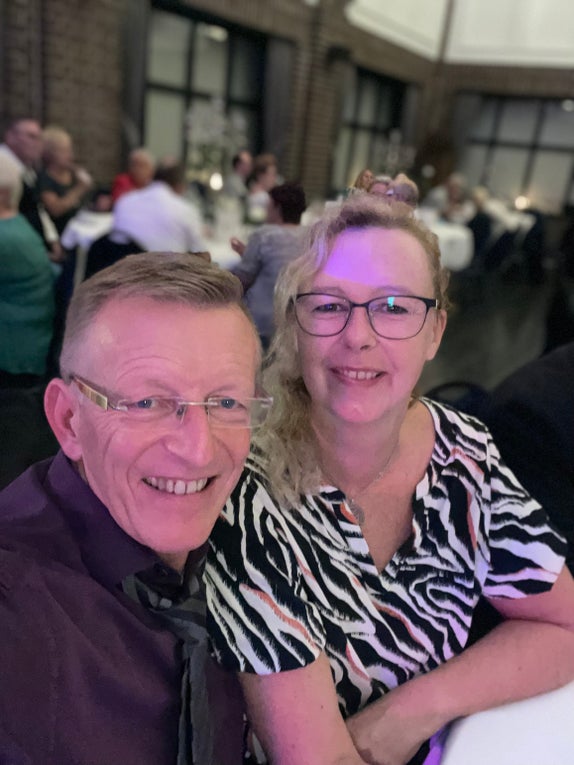 Patientin Michaela mit ihrem Mann Patientin Michaela mit ihrem Mann