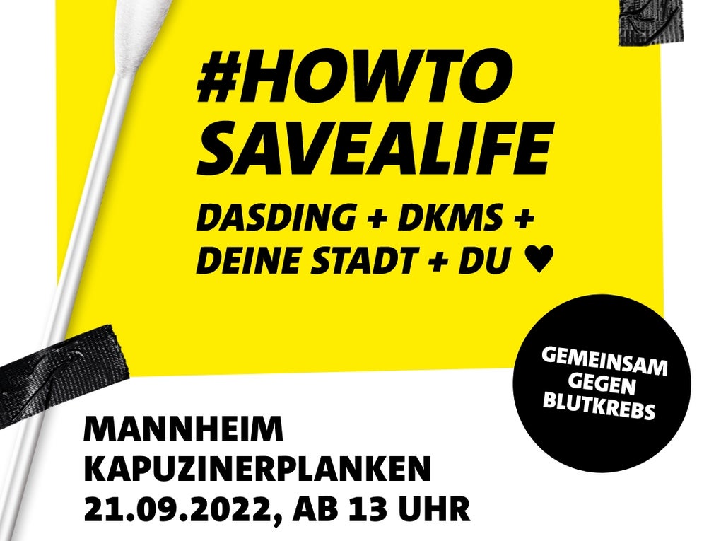 DKMS Banner "#HOWTOSAVEALIVE" DKMS Banner "#HOWTOSAVEALIVE"