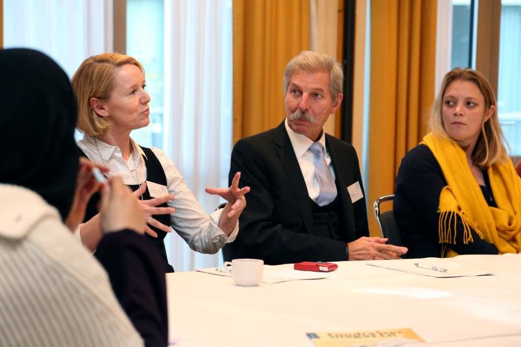 Rege Diskussion mit dem Fachpublikum Rege Diskussion mit dem Fachpublikum