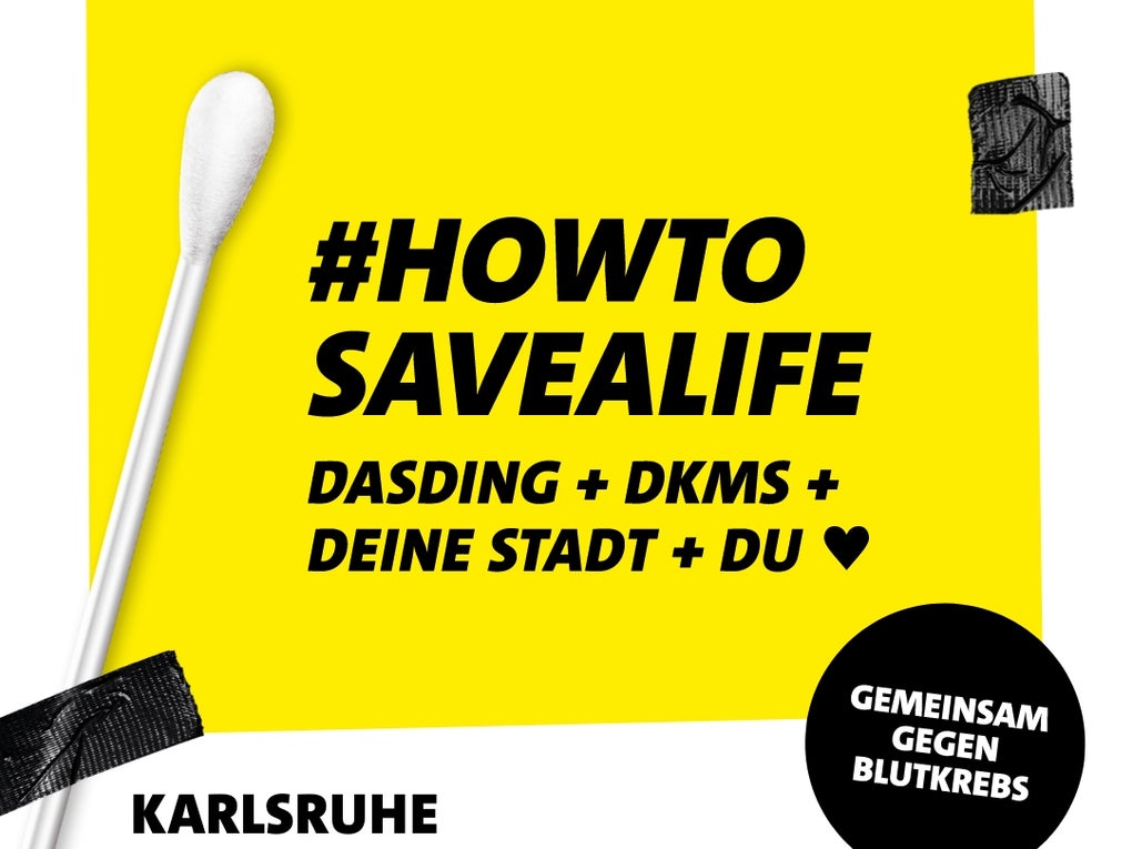 DKMS Banner "#HOWTOSAVEALIVE" DKMS Banner "#HOWTOSAVEALIVE"