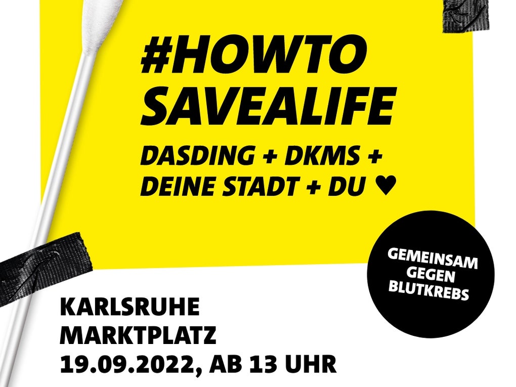 DKMS Banner "#HOWTOSAVEALIVE" DKMS Banner "#HOWTOSAVEALIVE"