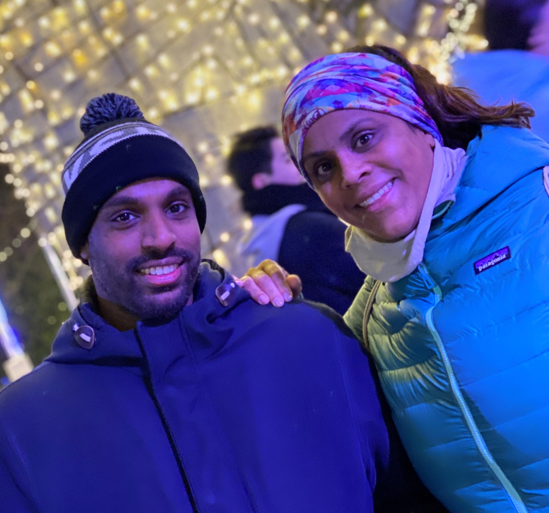 Dominique mit seiner Adoptiv-Schwester Denise Dominique mit seiner Adoptiv-Schwester Denise