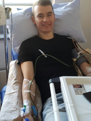 Die Spende fand in einer Entnahmeklinik in Köln statt und dauerte nur drei Stunden