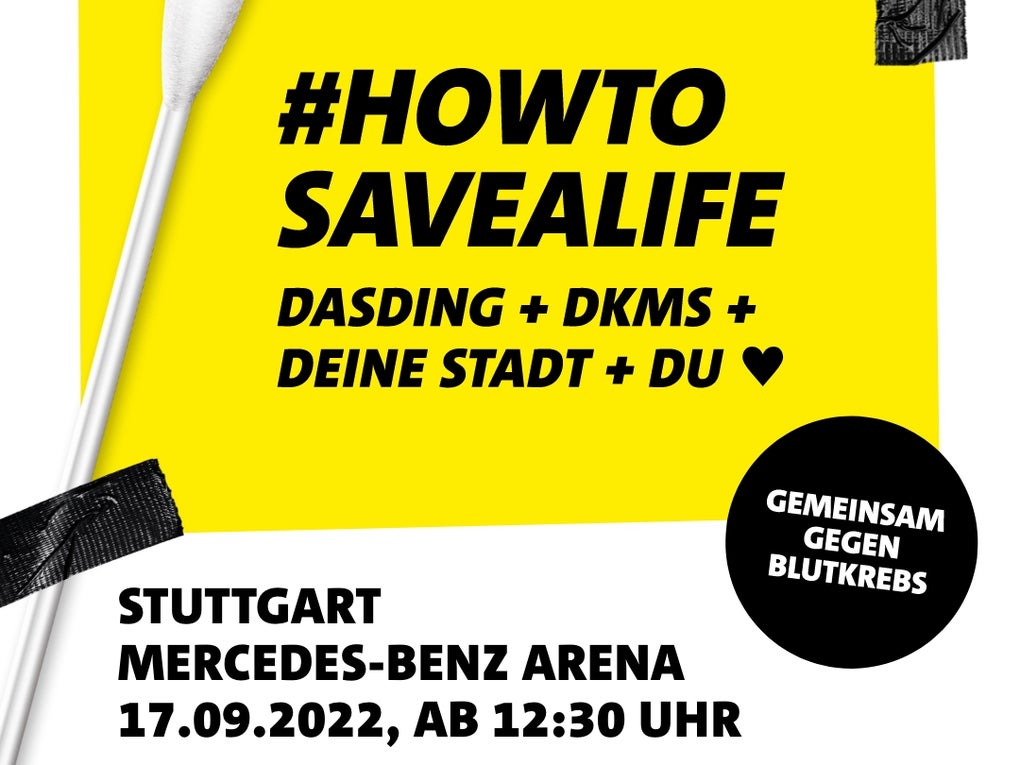 DKMS Banner "#HOWTOSAVEALIVE" DKMS Banner "#HOWTOSAVEALIVE"