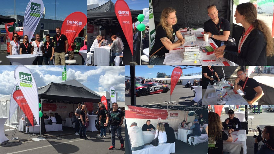 DKMS Registrierungsaktion auf dem Nürburgring; Fotos: Joan Codina DKMS Registrierungsaktion auf dem Nürburgring; Fotos: Joan Codina