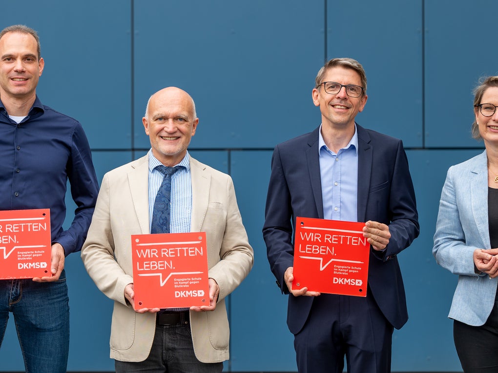 DKMS Schulsiegel Übergabe DKMS Schulsiegel Übergabe