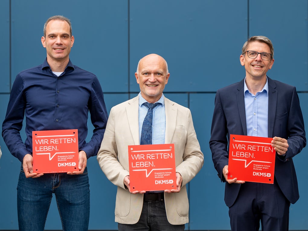 DKMS Schulsiegel Übergabe DKMS Schulsiegel Übergabe