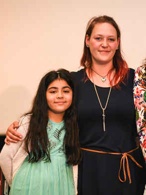 Patientenschwester Maria Eugenia Carreño Herrera, DKMS-Spenderin Tatjana Tröger, Patientenmutter Maria Magdalena Herrera Prieto, Patient Juan Patricio Carreño.