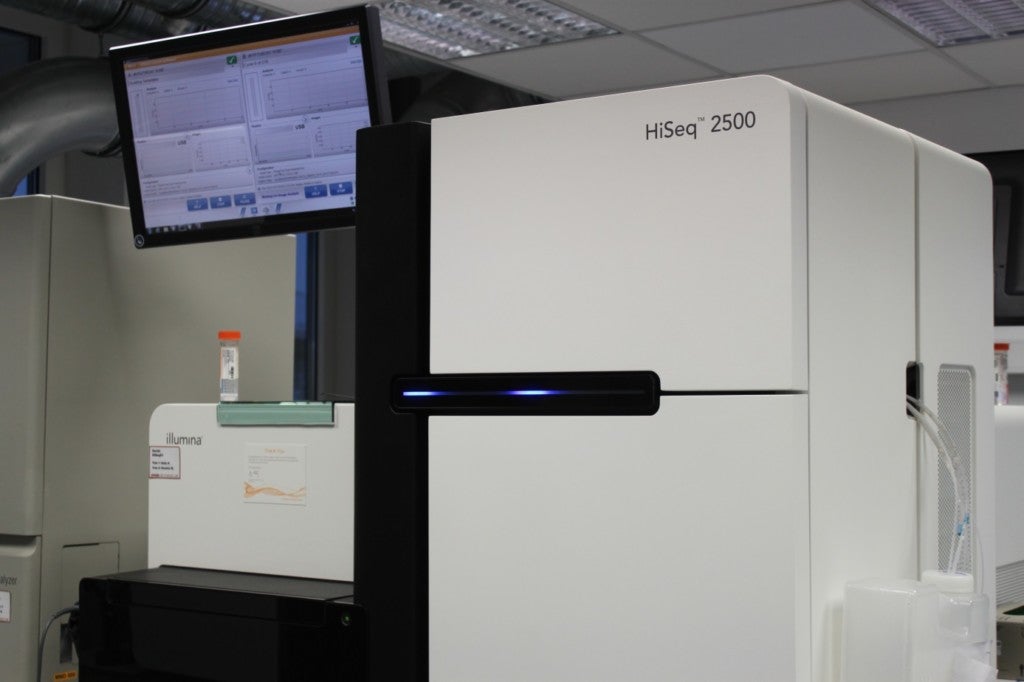 Der HiSeq 2500 Sequenzierer von Illumina Der HiSeq 2500 Sequenzierer von Illumina