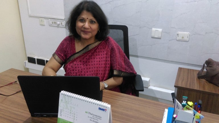 Shalini Gambhir, Abteilungsleiterin Spenderneugewinnung und Kommunikation Shalini Gambhir, Abteilungsleiterin Spenderneugewinnung und Kommunikation