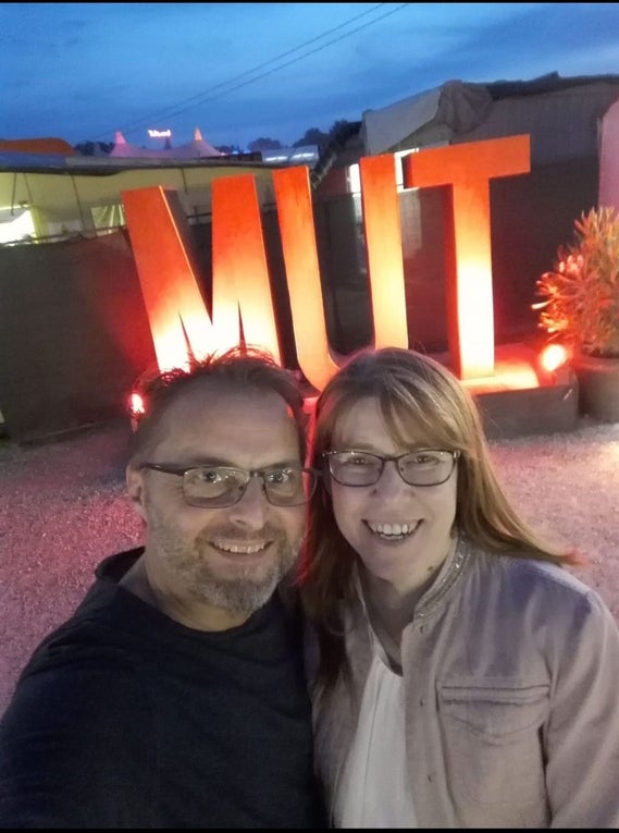 Patienten Doris mit Ehemann Patienten Doris mit Ehemann