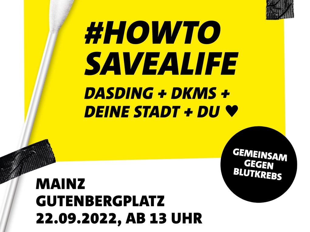 DKMS Banner "#HOWTOSAVEALIVE" DKMS Banner "#HOWTOSAVEALIVE"