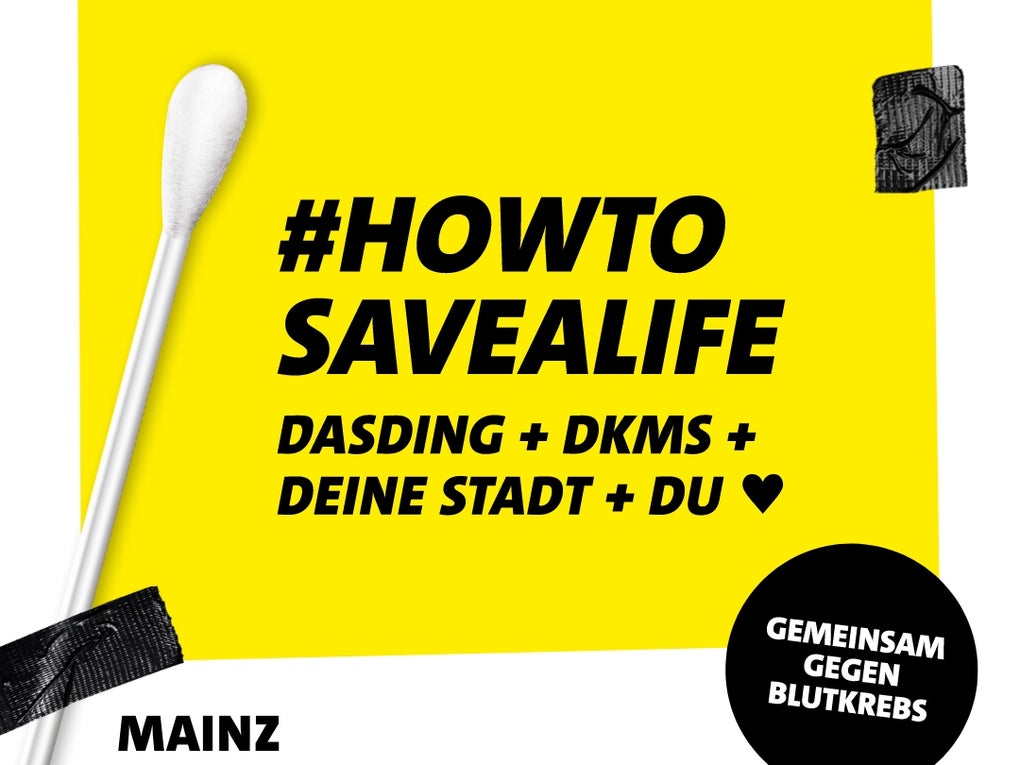 DKMS Banner "#HOWTOSAVEALIVE" DKMS Banner "#HOWTOSAVEALIVE"
