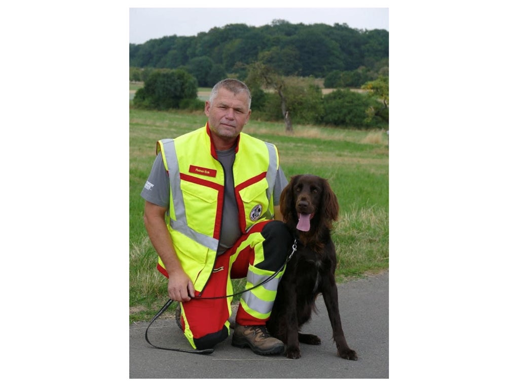 Patient Reiner mit seinem Hund Patient Reiner mit seinem Hund