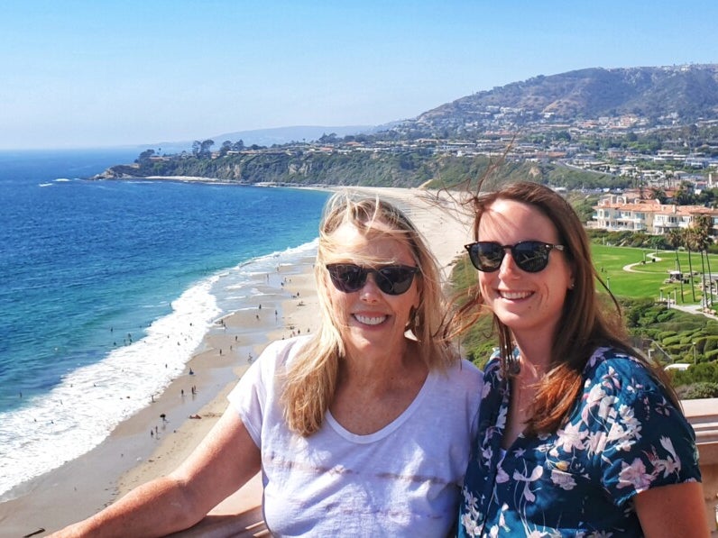 Aline und Christy posieren für ein Foto Aline und Christy posieren für ein Foto