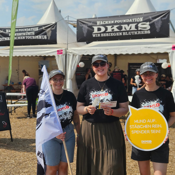 DKMS Team beim Wackenstand 26 DKMS Team beim Wackenstand 26