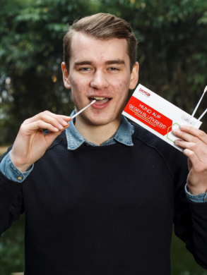 Fabian aus Münster wurde nur 2 Jahre nach seiner Registrierung zum Lebensretter.