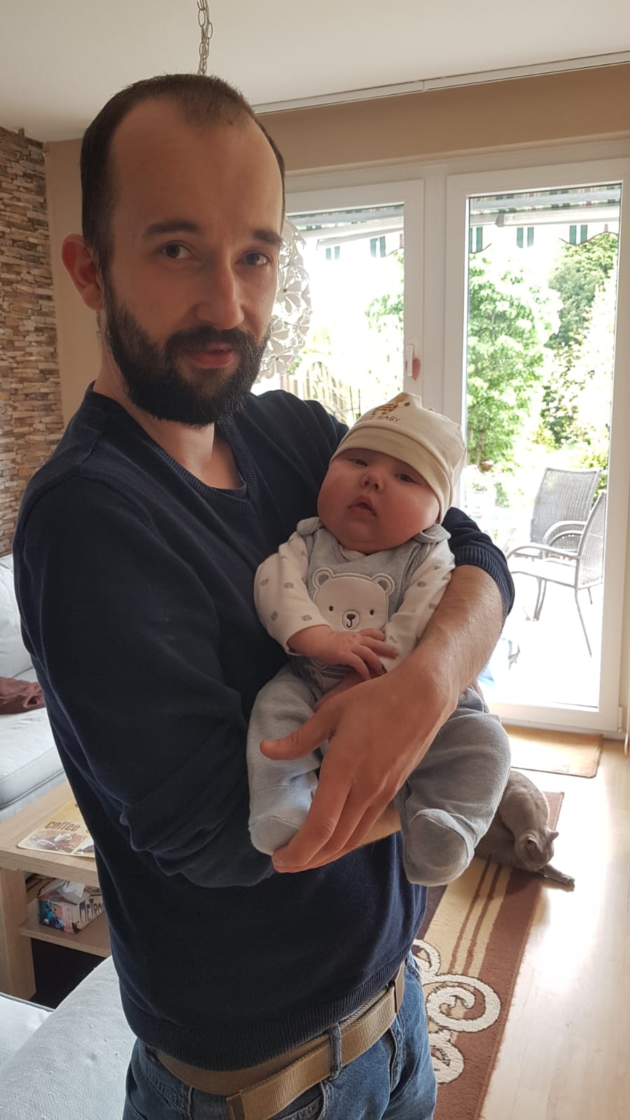 Papa Karol mit Amalia Papa Karol mit Amalia