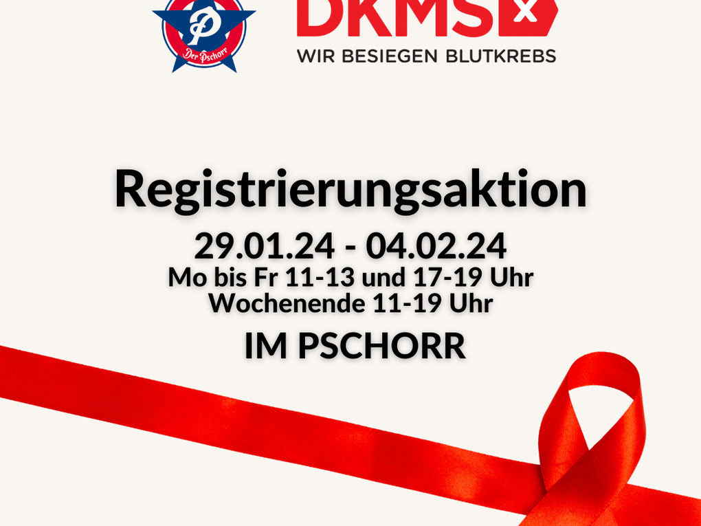 Registrierungsaktion der DKMS vom 29.01.2024-04.02.2025 in Pschorr Registrierungsaktion der DKMS vom 29.01.2024-04.02.2025 in Pschorr