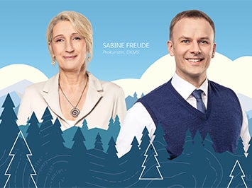 Website Banner der DKMS mit der Aufschrift Gemeinsam für mehr Lebenschancen Website Banner der DKMS mit der Aufschrift Gemeinsam für mehr Lebenschancen