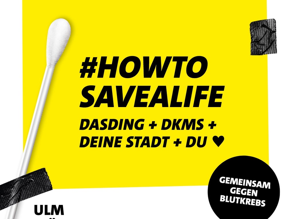 DKMS Banner "#HOWTOSAVEALIVE" DKMS Banner "#HOWTOSAVEALIVE"
