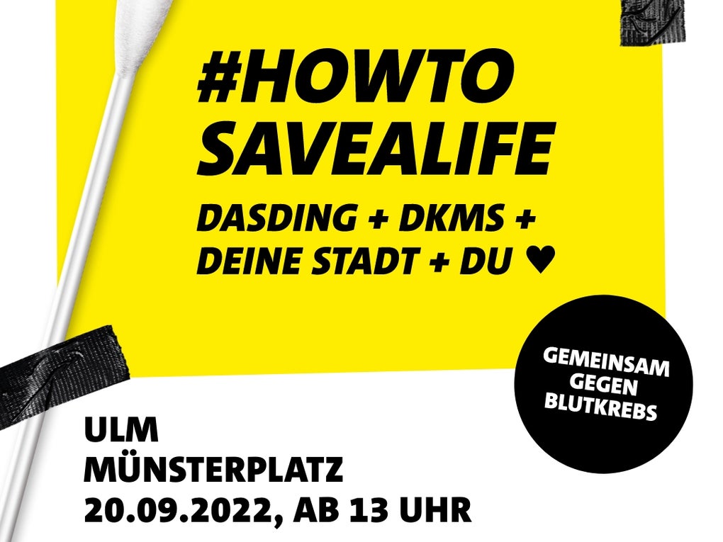 DKMS Banner "#HOWTOSAVEALIVE" DKMS Banner "#HOWTOSAVEALIVE"
