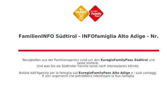 INFOfamiglia Alto Adige