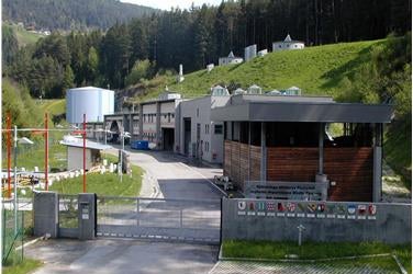 Die Kläranlage Tobl (Foto: Landesagentur für Umwelt und Klimaschutz)