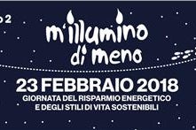 Banner der XIV Ausgabe der Radiokampagne „M'illumino di meno