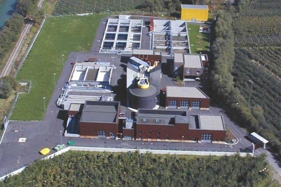 Die Kläranlage Mittelvinschgau (Foto: Landesagentur für Umwelt)