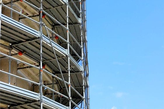 Lavori di risanamento energetico in un condominio (Foto: Agenzia provinciale per l'ambiente e la tutela del clima)