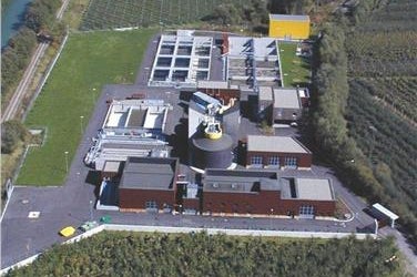 Die Kläranlage Mittelvinschgau (Foto: Landesagentur für Umwelt)