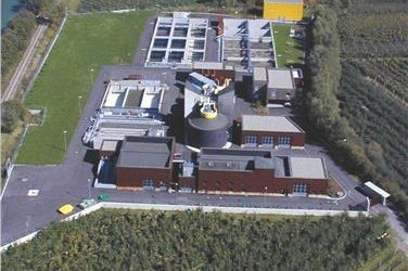 Die Kläranlage Mittelvinschgau (Foto: Landesagentur für Umwelt)