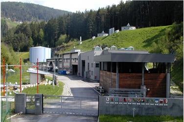 L'impianto di depurazione delle acque di Tobel (Foto: Agenzia provinciale per l’ambiente e la tutela del clima)