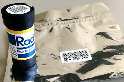 Radon-Dosimeter (Foto: Landesagentur für Umwelt und Klimaschutz)