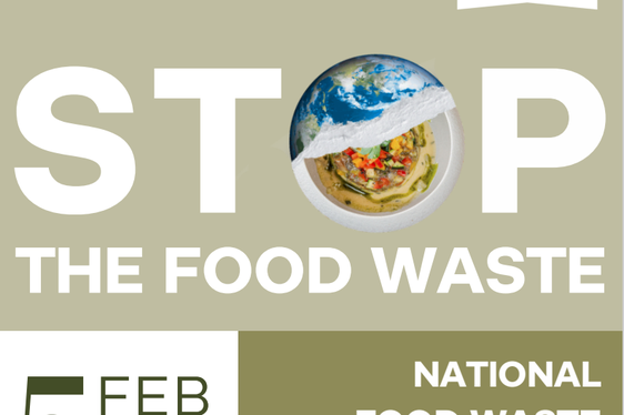Plakat der Veranstaltung, an der Experten des Amtes für Abfallwirtschaft anlässlich des Nationalen Tages gegen Lebensmittelverschwendung teilgenommen haben (Quelle: 3 Zinnen AG)