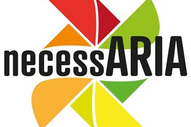 Logo des nationalen necessARIA-Projekts, welches vom Gesundheitsministerium im Rahmen des gesamtstaatlichen Ergänzungsplans „Gesundheit, Umwelt, Biodiversität, Klima“ finanziert wird (Quelle: Umweltagentur)