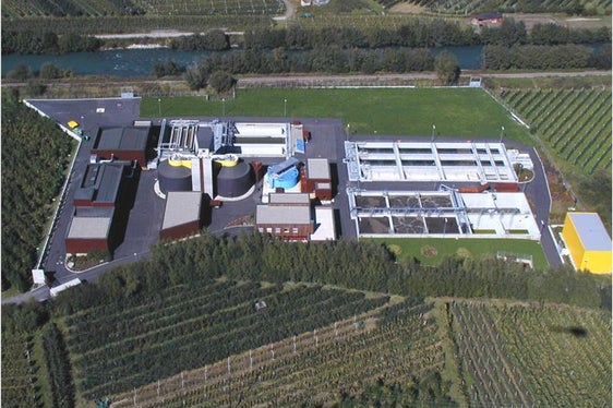 Die Kläranlage Mittelvinschgau, Tschars-Kastelbell (Foto: Landesagentur für Umwelt und Klimaschutz)