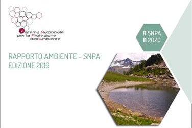 La copertina del Rapporto Ambiente SNPA - edizione 2019 (Fonte: ISPRA)