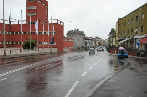 Beispiel befestigte Fläche (Foto: Landesagentur für Umwelt und Klimaschutz)