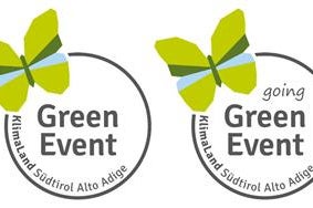 Logo GreenEvent e going GreenEvent (Fonte: Agenzia provinciale per l'ambiente e la tutela del clima)