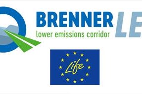 Logo des EU-Projektes BrennerLEC und des Life-Programms