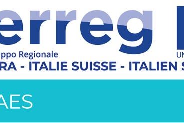 Logo del progetto europeo QAES, cofinanziato dal programma Cooperazione Interreg Italia Svizzera 2014-2020