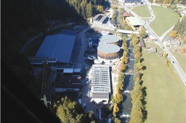 Die Kläranlage Pontives (Foto: Landesagentur für Umwelt)