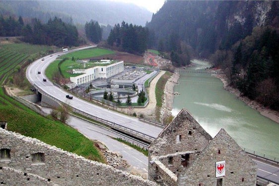 Die Kläranlage Unteres Pustertal (Foto: Landesagentur für Umwelt)