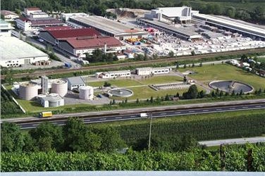 Die Kläranlage Brixen (Foto: Landesagentur für Umwelt und Klimaschutz)