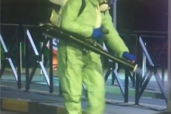 Disinfezione di strade e aree pubbliche (Foto: GNews)