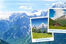 Startseite der Homepage des Fotowettbewerbes Us & the Alps
