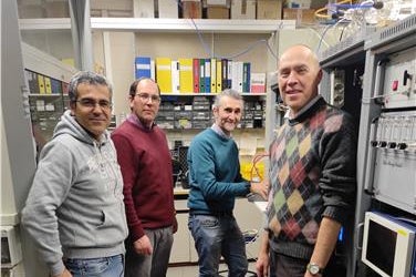 Die Experten des italienischen Referenzlabors für Luftqualität des ISPRA zu Besuch bei der Landesagentur für Umwelt und Klimaschutz; rechts Luca Verdi (Foto: Landesagentur für Umwelt und Klimschutz, C. Zanella)