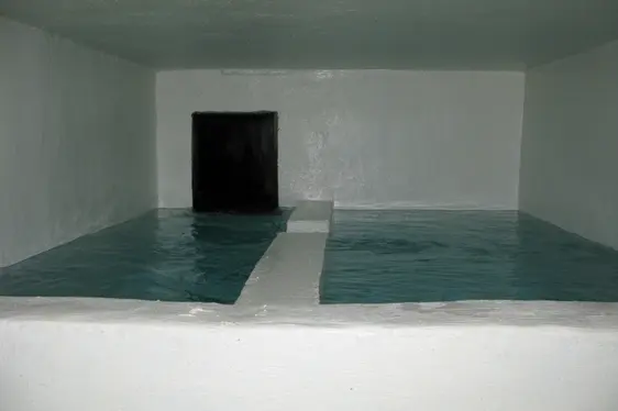 Sand in Taufers, Planggerquelle, Sedimentationsbecken (Foto: Landesagentur für Umwelt und Klimaschutz)